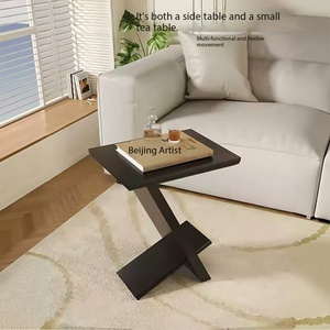 <span class=keywords><strong>Tavolino</strong></span> Moderno in Legno Massello Spesso 3CM, <span class=keywords><strong>Tavolino</strong></span> Geometrico a Forma di Z per Soggiorno, Camera <span class=keywords><strong>da</strong></span> Letto, Divano, Piccolo <span class=keywords><strong>Tavolino</strong></span> <span class=keywords><strong>da</strong></span> Tè - Product Image 4