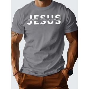 Camiseta de Manga Corta Lisa y Elegante con Cuello Redondo Unisex Antibolitas con Logotipo Personalizado Bordado en la Parte Delantera y Trasera - Product Image 1