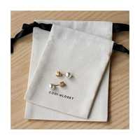Sacs cadeaux en lin DIY, pochettes à cordon en coton et jute pour bijoux, trousse de maquillage, sac de rangement pour mariage et fête, sachet personnalisé avec logo imprimé