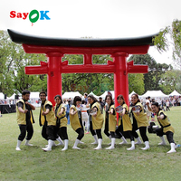 Sayok personnalisé japonais gonflable Torii arc gonflable Torii porte pour événement de fête de Festival