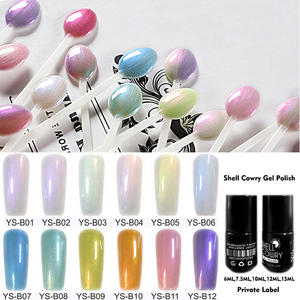للبيع بالجملة 24 لونًا صدف لؤلؤ أورورا نقع بالأشعة فوق البنفسجية أدى بريق طلاء الأظافر تأثير الخيط أورورا نقع قبالة هلام طلاء الأظافر الخيط - Product Image 1