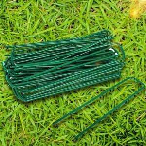 हरे कस्टम आकार गैल्वेनाइज्ड स्टील गार्डन स्टेपल यू आकार के परिदृश्य स्टेपल सोड नाखून - Product Image 6