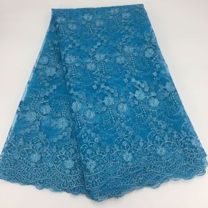 Giá Nhà Máy Sequins Ren Nigeria Chuỗi Châu Phi Ren Glitter Thêu Vải Ren - Product Image 3