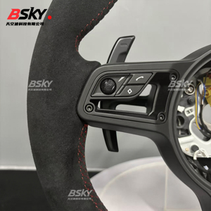เหมาะสำหรับ Porsche Panamera Macan 718 Boxster Cayman taycan <span class=keywords><strong>Carrera</strong></span> 996 <span class=keywords><strong>911</strong></span> 981 957 958 991พวงมาลัยปรับแต่งได้ - Product Image 5