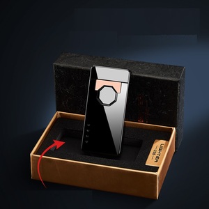 Vente en gros Briquet électronique à induction double arc Briquet électrique à batterie haute capacité pour cigarettes - Product Image 3