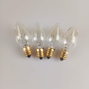 Ampoule à incandescence CE RoHS C7 transparente, petite ampoule bougie, <span class=keywords><strong>culot</strong></span> <span class=keywords><strong>E14</strong></span> E12, 120V 230V, pour lampe de sel, 5W 7W 10W 15W, ampoule indicatrice miniature - Product Image 4