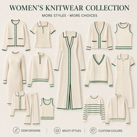 Robe boutonnée pour femme, vente chaude d'automne, chemise modeste, forme du corps, décontractée, pull en tricot, jupe
