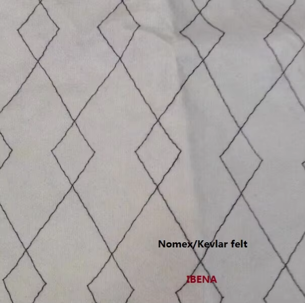 Nomex Aramid Quilted Fabric-Plain Style Flame Retardant (FR) Anti-Heat Thermal Lining for Mattress and Apparel