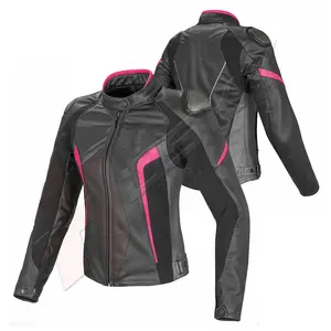 Veste de course imperméable en cuir véritable personnalisée de haute qualité pour hommes, respirante, coupe-vent, moto grande taille certifiée CE - Product Image 1