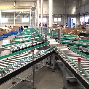 Single Chain Driven Motorized Heavy Duty Roller Conveyor For Pallets Conveyor System