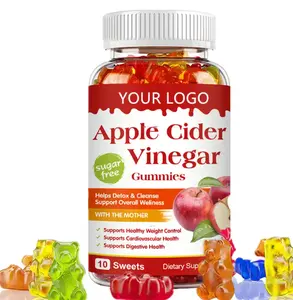 Vinegar Keto Bear Gummies 10 SWEETS Slimming Apple Gummies Weight Loss Products Cider