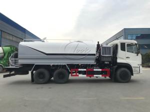 Camión de succión de aguas residuales Dongfeng con bomba de alta presión de 20 MPa, equipo de limpieza y dragado nuevo, camión de chorro DFAC, camiones de chorro para alcantarillado - Product Image 3