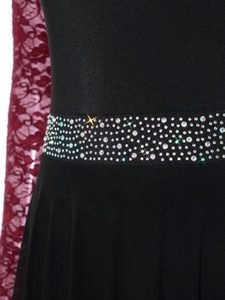 Traje de Danza Lírica para Mujer, Leotardo para Danza Moderna, Competiciones de Vals, Actuaciones en Escenario, Vestuario Contemporáneo - Product Image 5