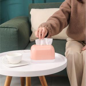 Wall Mounted Tissue <b>Box</b> Rectangular PP Material For Living Room Kitchen Bathroom Pull Out Tissues Storage - Product Image 3