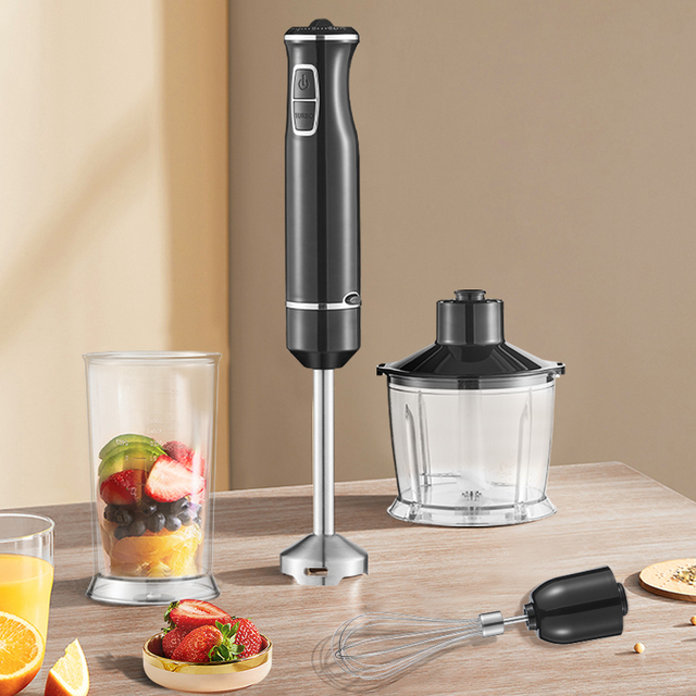 2022 Immersion Hand Blender Household Kitchen Appliance Stainless Steel Electric Stick Hand Blender