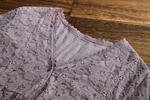 Nouvelle collection printemps, hauts deux pièces pour femmes, style <span class=keywords><strong>littéraire</strong></span> japonais, Mori Girl, broderie, ample, col en V, manches longues, chemises en coton pour femmes, OL - Product Image 5