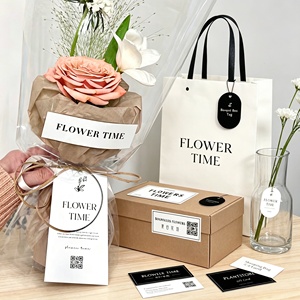 Etiquetas Colgantes Flower Time, Etiquetas de Cartón, Impresión Digital, Papel de Arte, Paquete al por Mayor - Product Image 5