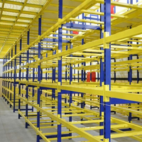 Système de rayonnage industriel robuste à poutres réglables, revêtu par poudrage, pour entrepôt et solution logistique