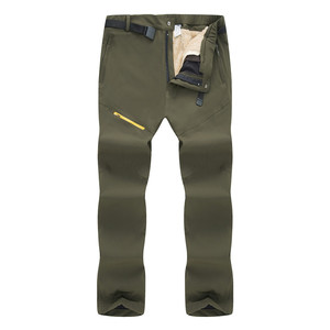 Pantalones de <span class=keywords><strong>Senderismo</strong></span> para Hombre y <span class=keywords><strong>Mujer</strong></span>, Ligeros, de Cintura Media, de Secado Rápido, Transpirables, con Forro <span class=keywords><strong>Desmontable</strong></span> de Lana de Cordero Gruesa - Product Image 4