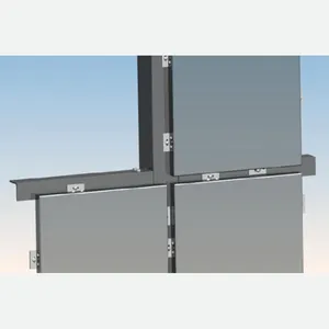Современная наружная облицовка стен, строительные материалы, твердая алюминиевая панель ПВДФ, алюминиевая наружная настенная панель