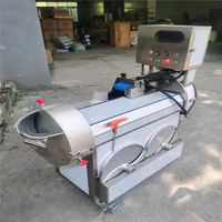 Dezoton Automatische Industriële Groente- en Fruit Snijmachine voor Ui, Aardappel, Cassave, Appel, Mango, Citroen, Kokosnoot en voedselchips.