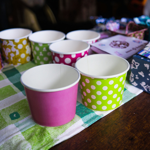 Disposable Factory Small Size <strong>Mini</strong> Cute <strong>Paper</strong> <strong>Cups</strong> Bowl Suitable for Ice Cream - Product Image 3