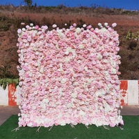 SPR Bruidsmeisjesboeket Op Maat Gemaakt 5D Effecten Bloemenwand Matten Kunstbloemen Wand Rozen Paneel voor Yoga Shop Decoratie
