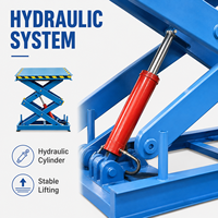 Plateforme élévatrice à ciseaux fixe, électrique, hydraulique, montée en fosse, pour entrepôt industriel, 10 mètres de hauteur, en acier au carbone