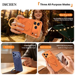 Original feel metal anti drop border suitable for Apple 17ProMax <b>phone</b> case 17pm bracket case 17pro anti fingerprint <b>phone</b> case - Product Image 3