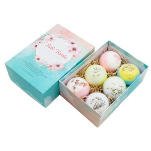 Bombas de Baño Aromáticas de Jazmín de Lujo OEM con Manteca de Karité y Coco, Hechas a Mano, Efervescentes, 100% Naturales, en Caja de Regalo para Niños, Mujeres y Niñas, para Días Festivos - Product Image 2