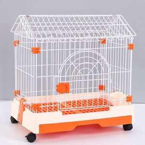 Cage pliable et respirante pour <span class=keywords><strong>chien</strong></span>, cadre en acier inoxydable, verrouillage PP 360° °   Plateau amovible pour chiens de petite et moyenne taille ≤25lb, intérieur/extérieur - Product Image 5