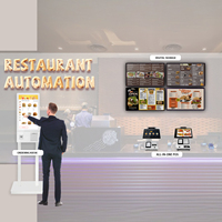 Restaurant KDS cuisine matériel et logiciel d'affichage solution complète système pos numéro de commande écran d'affichage