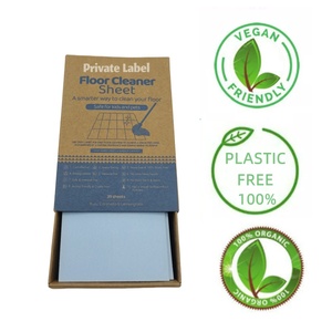 Toallitas Limpiadoras de Pisos Naturales Biodegradables Multiusos, Tiras de Detergente Concentrado para Limpieza de Pisos - Product Image 1