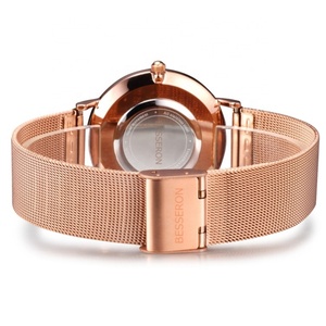 Montres pour femmes OEM avec bracelet en acier élégant, mouvement japonais Miyota 2035, étanche 3ATM, montre-bracelet tendance pour femmes - Product Image 5