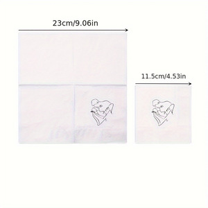 Großhandel 50-teilige Packung "Happy Wedding" Weiße Hochzeit Tisch dekoration Papiers ervietten - Product Image 5