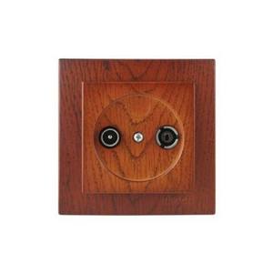 Téléviseur encastré avec design en noyer, série 8000, Full HD, ports multiples, idéal pour le divertissement à domicile. - Product Image 1