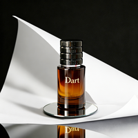 Flacons de parfum en verre noir mat 30/50/100 ml avec bouchon magnétique, marquage à chaud, logo personnalisé, coffret de luxe, pochette, emballage en carton