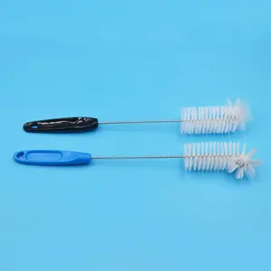 Stainless Steel Nylon Plastic Handle Baby Bottle Cleaning Brush Cup Brush Tube Brush Household Cleaning