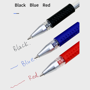 2025 nouveau XS en plastique recyclé couleur stylo à bille Gel ensemble Logo personnalisé 0.5mm largeur d'écriture en bleu rouge noir - Product Image 2