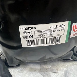 Compresseur Embraco NEU2178GK 220-240V 50Hz avec protection thermique pour équipement frigorifique - Product Image 1