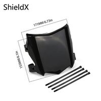 Plaque d'immatriculation en plastique PP brillant de qualité supérieure, ShieldX, style moto, compatible avec le vélo électrique Surron Light Bee X