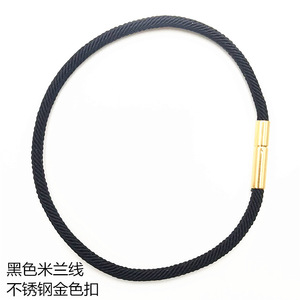 Red Braided <b>String</b> <b>Bracelet</b> 3Mm Stainless Steel Gold Clasp Unisex Gift Jewelry - Product Image 5
