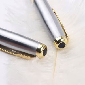 Nouveau stylo Parker de luxe en métal gravé, élégant, avec logo personnalisé, encre, cadeau avec clip à bille - Product Image 3