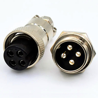 GX16 Adaptateur secteur rond mâle femelle Jack M16 Fiche métallique + Prise AC ou DC Connecteur étanche 2 3 4 5 6 7 8 9 10 Pins