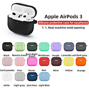 Earbud silikon fleksibel awet warna-warni Premium ukuran kustom penutup Earphone kedap suara & antilicin - Product Image 2