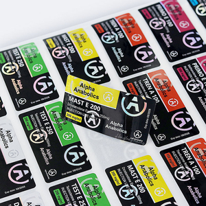 Bán buôn không thấm nước và dầu-kháng Laser dán cho protein peptide chai thuốc - Product Image 5