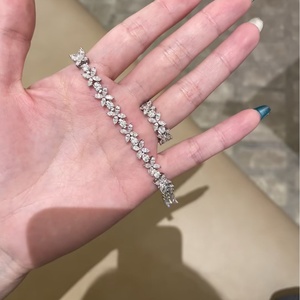 Diamond Tennis <b>Bracelet</b> 14k Gold Diamond 9K 10K 18K Jewelry Lab Grown Tennis Diamond <b>Bracelet</b> - Product Image 1