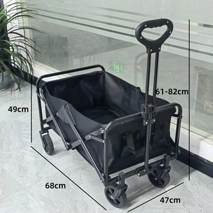 Carrito para Perros Grandes de Alta Resistencia: Plegable, de Gran Capacidad, Todoterreno, para Campamentos, Senderismo y Viajes en Auto - Product Image 4