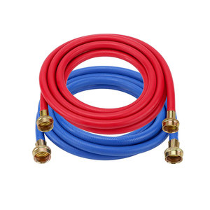 Juego de Mangueras para Lavadora, 4 y 6 Pies, Mangueras de Goma para Lavadora de Agua Fría y Caliente, Gran Venta - Product Image 1