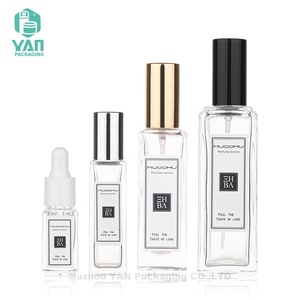 YAN Packaging Cute Long Thin Square 4ml 9ml 30ml Perfume Oil Glass <strong>Bottle</strong> Plastic White <strong>Dropper</strong> Gold Silver Sprayer <strong>Cap</strong> Design - Product Image 6